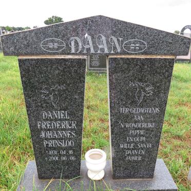 PRINSLOO Daniel Frederick Johannes 1931-2001