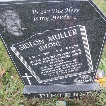 PIETERSE Gideon Muller 1960-2015