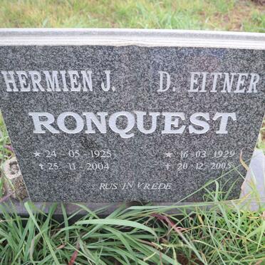 RONQUEST D. Eitner 1929-2005 & Hermien J. 1925-2004