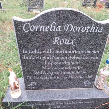 ROUX Cornelia Dorothia -2020