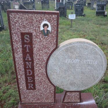 STANDER Peggy Letitia 1945-2004