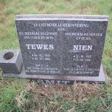 SMIT Tewes 1931-2001 & Nien 1933-2014