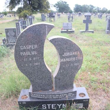 STEYN Casper Paulus 1977-2006 & Johanna Margrietha 1952-
