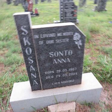 SKOSANA Sonto Anna 1967-2004