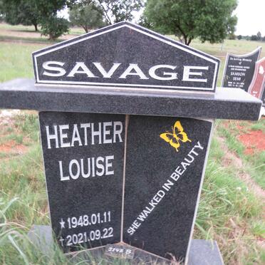 SAVAGE Heather Louise 1948-2021