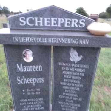 SCHEEPERS Maureen 1948-2013