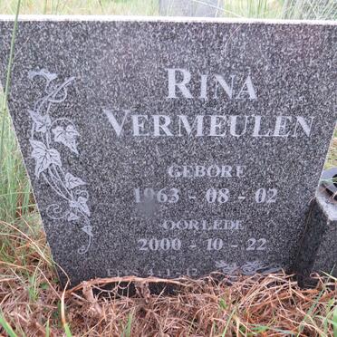 VERMEULEN Rina 1963-2000