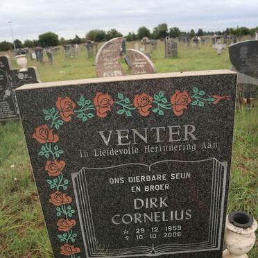 VENTER Dirk Cornelius 1959-2006