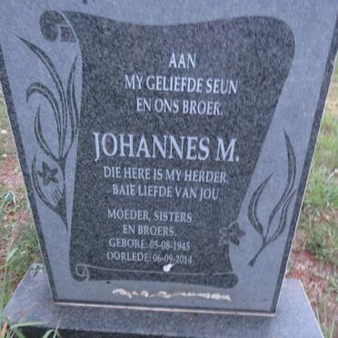 WOLMARANS Johannes M. 1945-2014