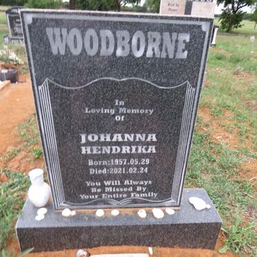 WOODBORNE Johanna Hendrika 1957-2021