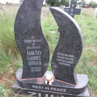 ZULU David Gabriel Mfana 1975-2011