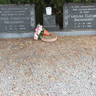 BRONKHORST Charl Christiaan 1929-1984 &amp; Carolina Elizabeth 1931-1999