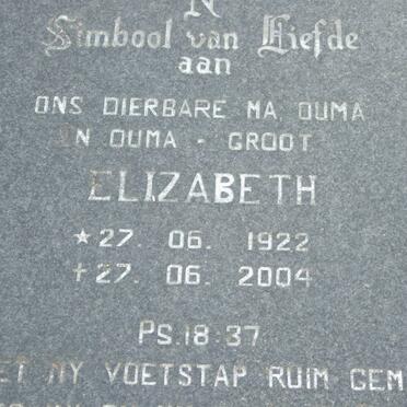 CRONJE Elizabeth 1922-2004
