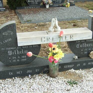 CREMER Wilhelm 1919-1988 &amp; Catharina J. 1919-2003