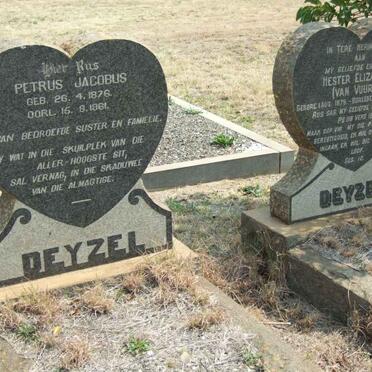 DEYZEL Petrus Jacobus 1876-1961 &amp; Hester Elizabeth VAN VUUREN 1878-1959