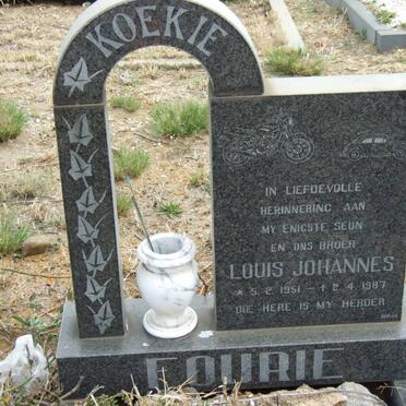 FOURIE Louis Johannes 1951-1987