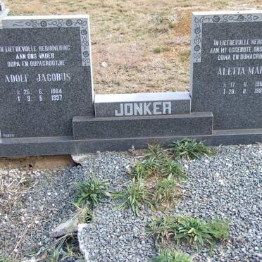 JONKER Adolf Jacobus 1904-1997 &amp; Aletta Maria 1908-1983