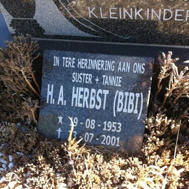 HERBST H.A. 1953-2001