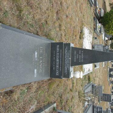 LANGE Coenraad Petrus, de 1929-1987 &amp; Maria Elizabeth, de 1927-2001