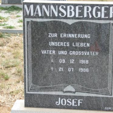 MANNSBERGER Josef 1918-1986