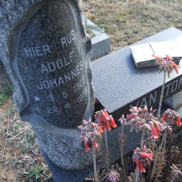 TONDER Adolf Johannes, van 1929-1979