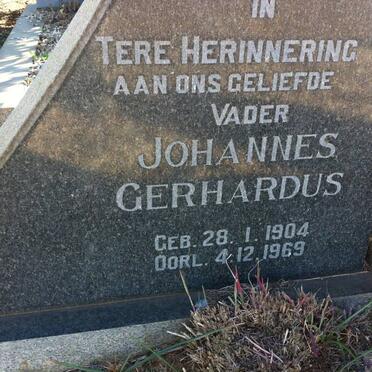 VISSER Johannes Gerhardus 1904-1969 