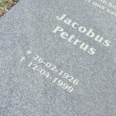 WYK Jacobus Petrus, van 1926-1999