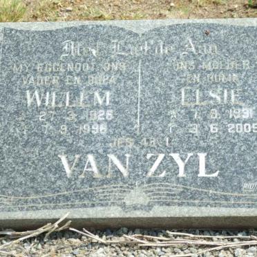 ZYL Willem, van 1926-1996 &amp; Elsie 1931-2005