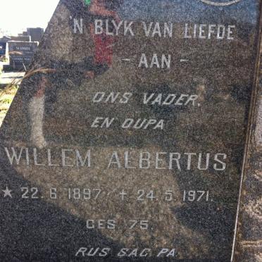 ? Willem Albertus 1897-1971
