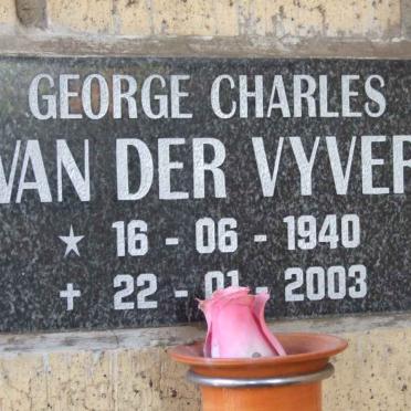 VYVER George Charles, van der 1940-2003