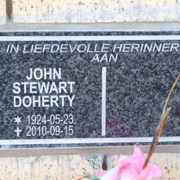 DOHERTY John Stewart 1924-2010