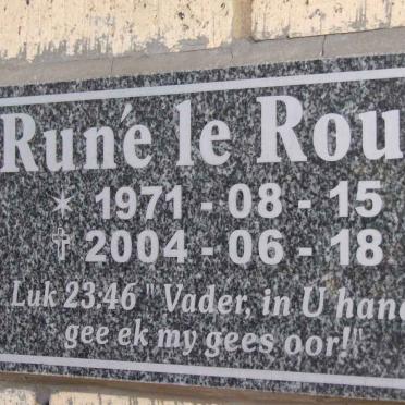ROUX Runé, le 1971-2004