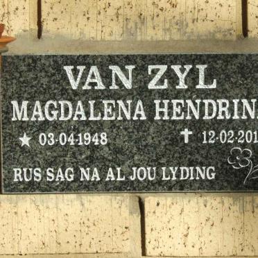 ZYL Magdalena Hendrina, van 1948-2011