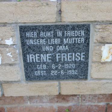 FREISE Irene 1920-1992