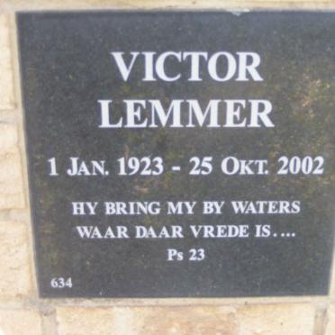 LEMMER Victor 1923-2002