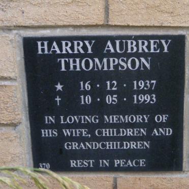 THOMPSON Harry Aubrey 1937-1993