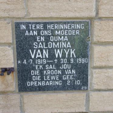 WYK Salomina, van 1919-1990