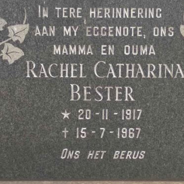 BESTER Rachel Catharina 1917-1967