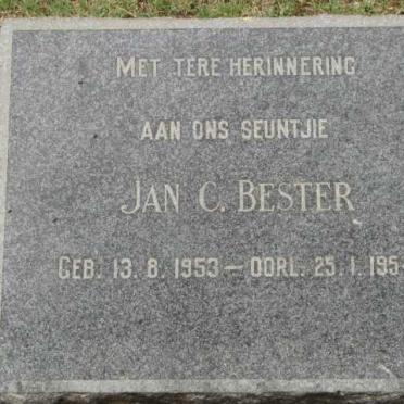 BESTER Jan C. 1953-1954