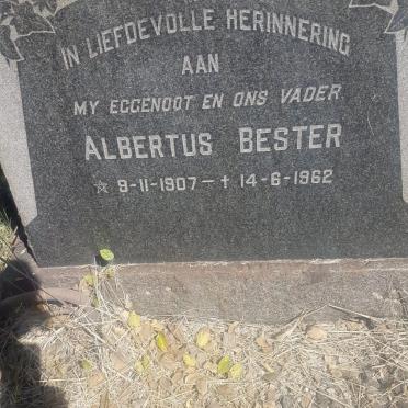 BESTER Albertus 1907-1962