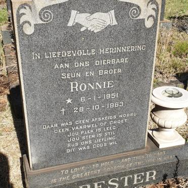 BESTER Ronnie 1951-1963