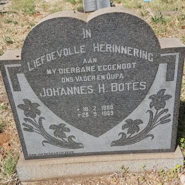 BOTES Johannes H. 1888-1969