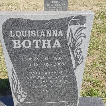BOTHA Louisianna 1938-2008