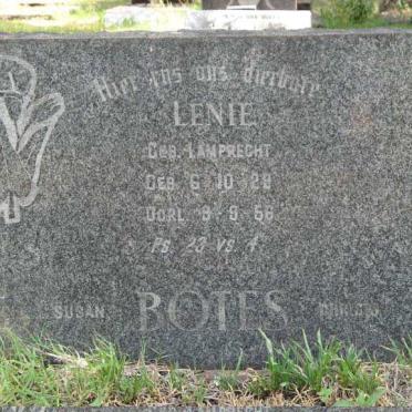 BOTES Lenie nee LAMPRECHT 1929-1956