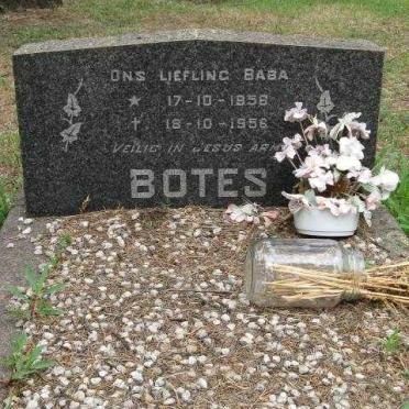 BOTES Baba 1956-1956