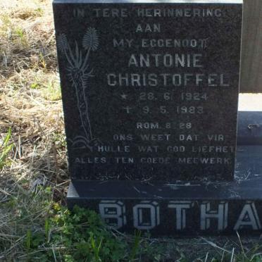 BOTHA Antonie Christoffel 1924-1983