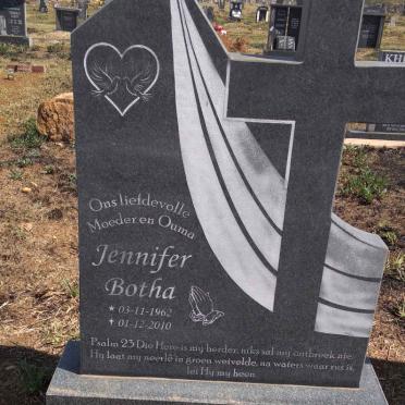 BOTHA Jennifer 1962-2010