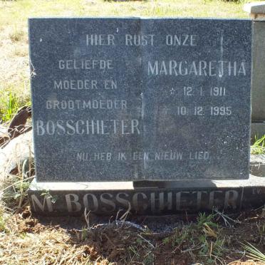 BOSSCHIETER Margaretha 1911-1995