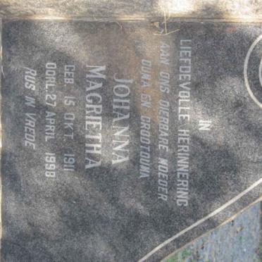 BOTHA Johannes Hendrik Bekker 1899-1962 &amp; Johanna Magrietha 1911-1998