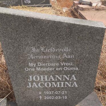 BOTHA Philippus Rudolf 1936-2005 &amp; Johanna Jacomina 1937-2002